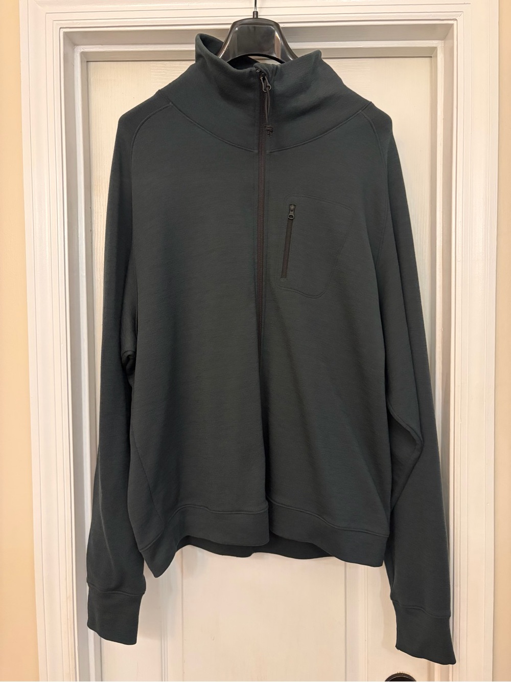 Triple Aught Design TAD Gear Gray Label Merino Wool Full Zip Sweater 2XL  READ